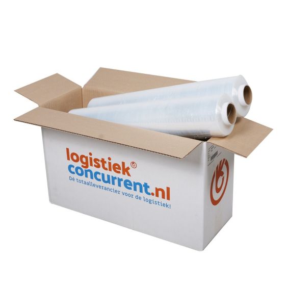 Handwikkelfolie 50 cm x 300 m 17 my Transparant - Doos