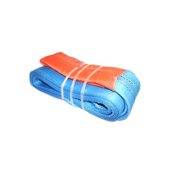 Hijsband 8 ton met certificaat - Blauw