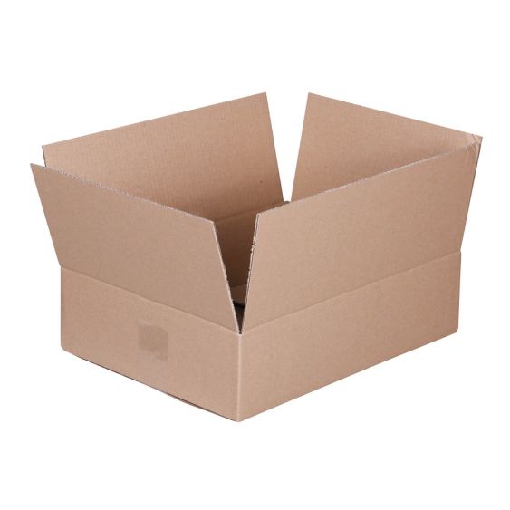 Vouwdoos FEFCO 0201 400x300x100 mm B-golf bruin nieuw
