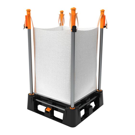 Big Bag palletsysteem standaard met Ratelkop palen 1800 mm