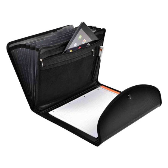 Sorteermap Exacompta Exafolio 25,5 x 4 x 33,5 cm Zwart 1