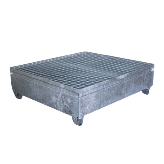 Stalen Lekbak IBC Tank 1320x1220x400mm 440 liter