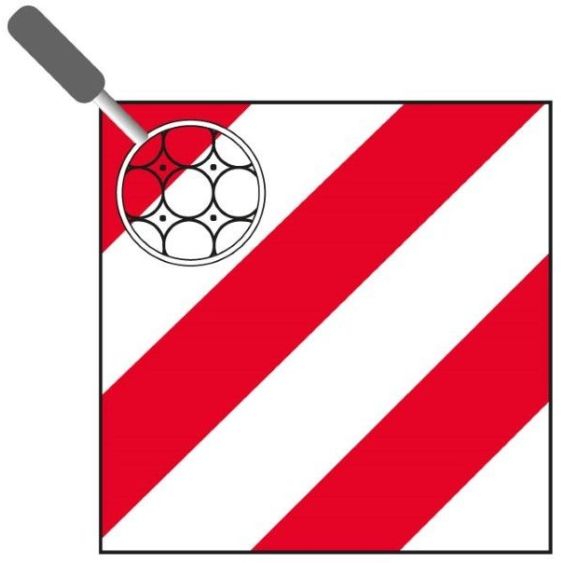 Lengte-breedte bord 423x423x2 mm België