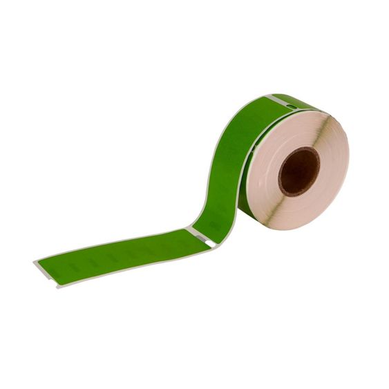 Dymo 99010 compatible labels donkergroen afmetingen van 89 x 28 mm - 260 labels per rol