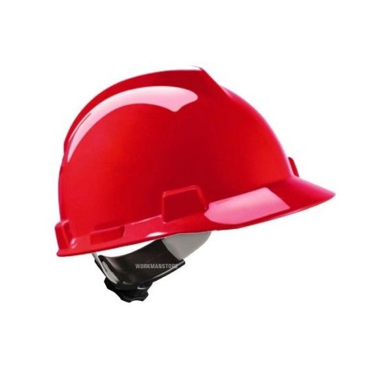 Veiligheidshelm MSA V-gard Fas-Trac Rood