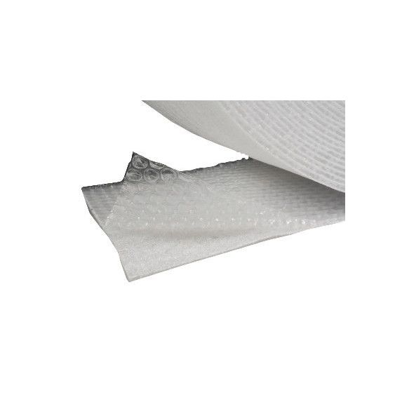 Noppenfolie 80 my gelamineerd met 1mm. schuimfolie 100 cm. x 100 meter