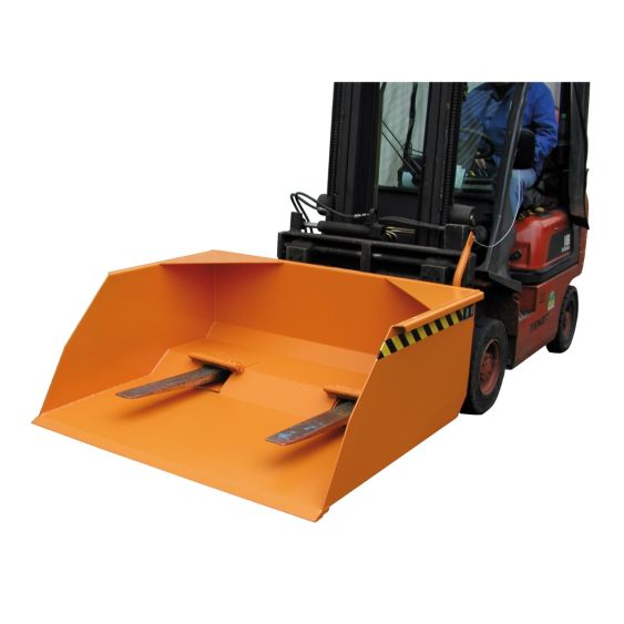 Schepbak voor Heftruck Bauer BSM Oranje 2000 Liter