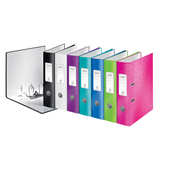 Ordner A4 WOW Leitz 2 Ringen Staand 8 cm rug 1