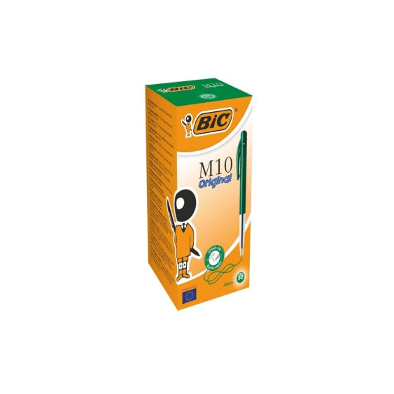 Balpen Bic M10 Groen - 50 stuks 2