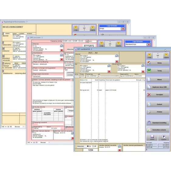 PrintCMR versie 16 invulsoftware voor iOS (iPhone en iPad)