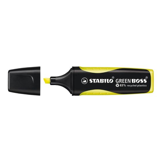 Stabilo Markeerstift Green Boss - Geel