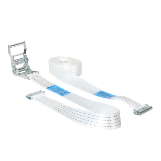 Spanband 50 mm 2 ton 3M Wit met Sleufgatfitting