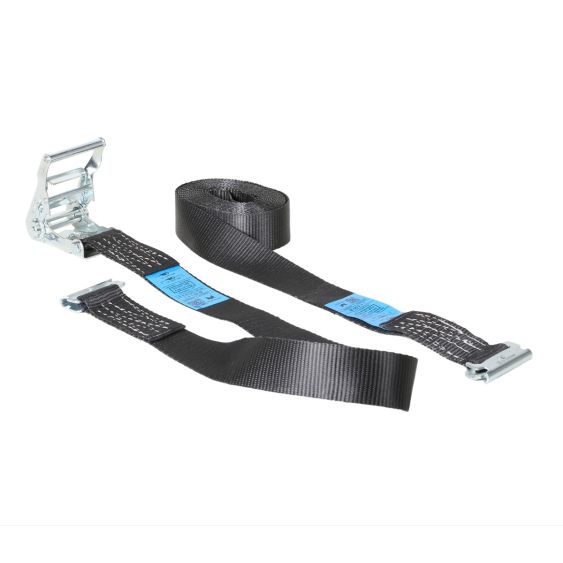 Spanband 50 mm 2 ton 4M Zwart met Sleufgatfitting