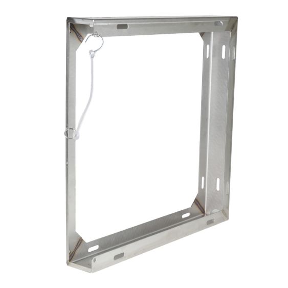 Stempelplaathouder RVS Mattral 400x400x30/40/50 mm voor 1 Stempelplaat