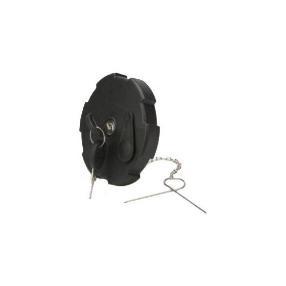 Tankdop met slot en ketting, onbelucht Ø80mm universeel 