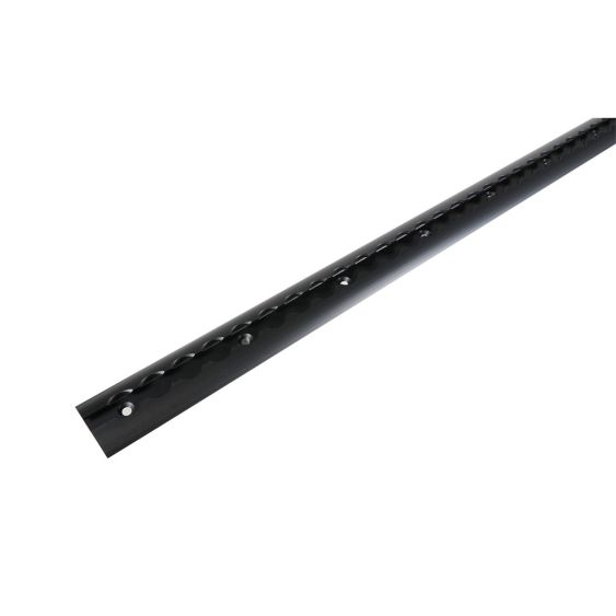 Vliegtuigrail 5001 Aluminium Zwart Gecoat - 3 meter