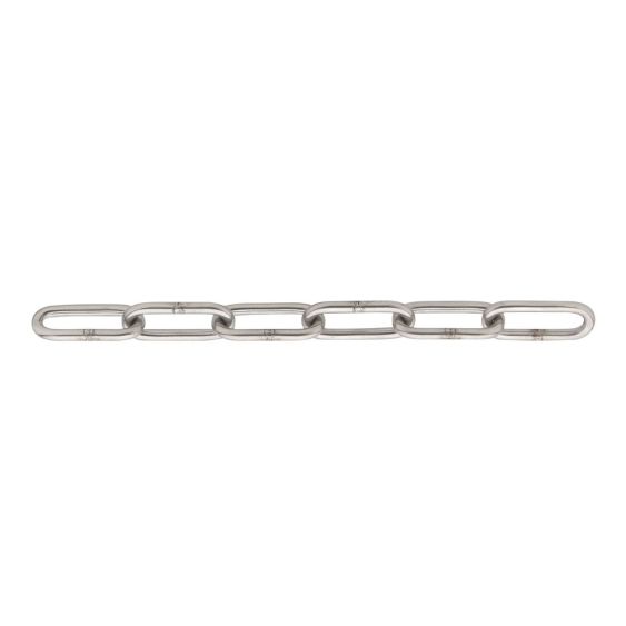 Voetketting RVS AISI 316 Dulimex 3 mm