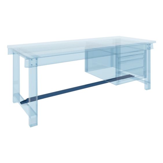 Voetensteun voor werktafel BL200 2000 mm