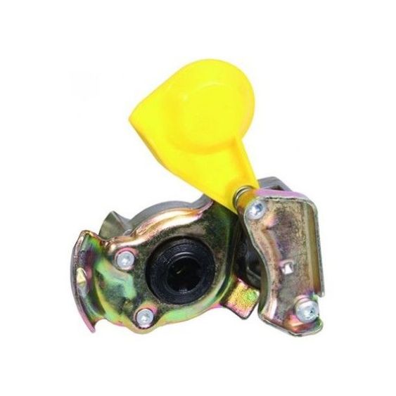 Luchtspiraal koppeling M16 geel automaat Wabco