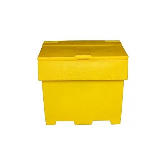 Zoutkist kunststof 200L geel