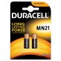 Duracell batterijen Alkaline Security MN21 - Blister van 2 stuks
