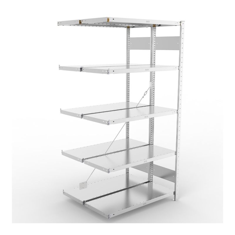 Acheter un rack à étagères double fixation 230kg 200x100x40cm