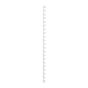 Inbindruggen 6 mm A4 Plastic Wit