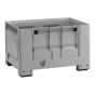 Caisse palette en plastique gris 1200 x 800 x 760 mm - 535 litres 