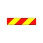 Achtermarkering klasse III 566 x 132 mm, bord link 1 mm dik