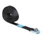 Spanband met Gesp 25 mm 3M Zwart - Verzinkte Klemgesp