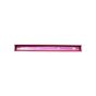 Bumper, rood staal 2300 mm met stalen eindkappen