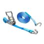Spanband 35 mm 2 ton RVS 5M Blauw met Spitshaken