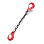 Sjorketting 8 mm 4 meter met Gaffelklephaken