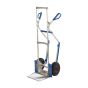 Aluminium steekwagen Expresso H130cm handgreep + trapgeleider 