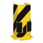 Stellingbescherming U-profiel 400 mm hoog met roller