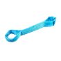 Sangle intermédiaire 50 mm bleue avec boucles renforcées longueur 35cm