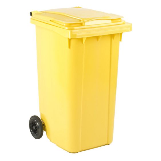 toezicht houden op Bedienen Veranderlijk Gele afvalcontainer 240 liter kopen? - Voor DIN-opname