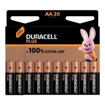 Duracell Batterijen Plus 100% AA - Blister van 20 stuks