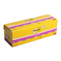 Post-it Sticky Notes 90 vellen 76x76 mm Meerkleurig Voordeelpak - 21 stuks + 3 gratis