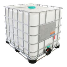 IBC Container A-keus Gebruikt schoon 1.000 liter - Combi Onderstel