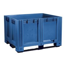 Kunststof palletbox Blauw 1200 x 1000