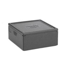 Isolatiebox Zwart 595 x 595 x 280 mm 62 liter met deksel