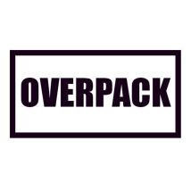 Etiket Overpack 105x74 mm - 1.000 etiket/rol