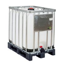 IBC Container A-keus Gereinigd 600 liter - Kunststof Onderstel