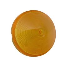 Glas t.b.v. puntvormig  knipperlamp Rubbolite 38 - oranje lens