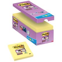 Post-it Sticky Notes 90 vellen 76 x 76 mm Geel voordeelpak - 14 stuks + 2 gratis 1