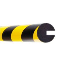 Stootrand profiel opsteken 1000 mm geel/zwart