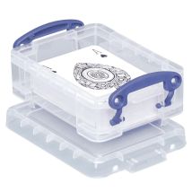 Really Useful Box - Visitekaarthouder - 0,2 liter - transparant