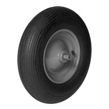 Kruiwagenwiel Matador Luchtband Stalen Velg Grijs