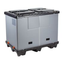 Kunststof Palletbox Vouwbaar 80x120x100 cm - 9 Poten